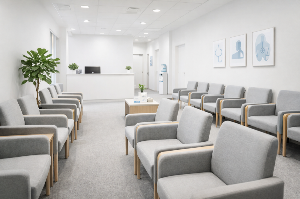 Nettoyage professionnel clinique - salles d'attente médicales